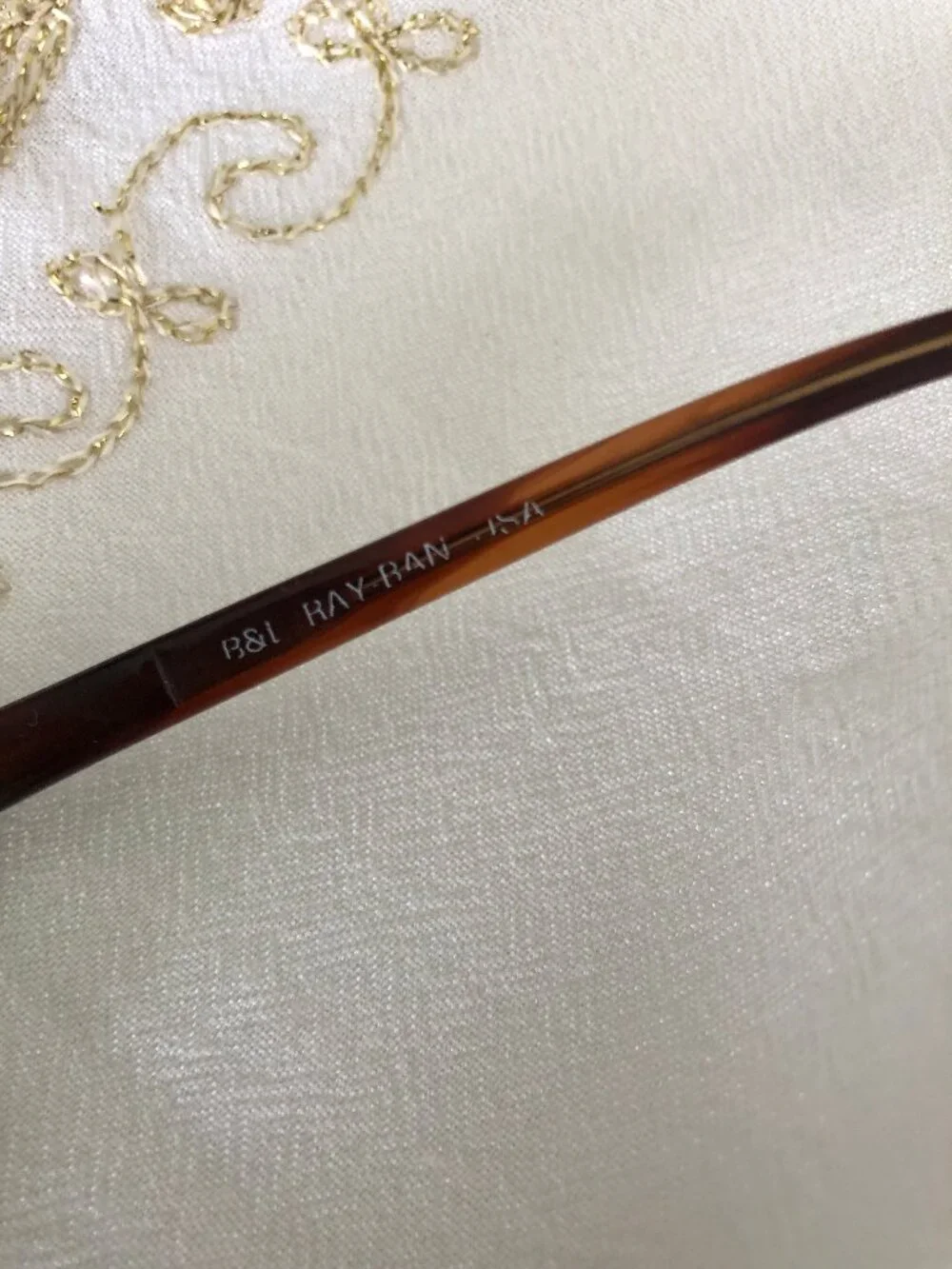 Vintage Ray-Ban Sunglasses Gatsby Style 1, W0931 Tortoise with Green Lenses